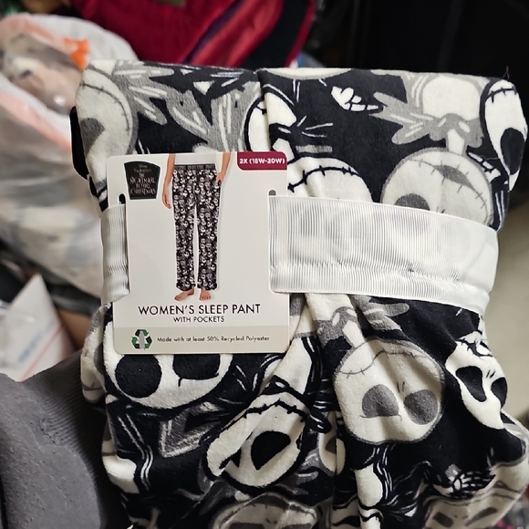 Nwt Nightmare Before Christmas Sleep Pants - Picture 1 of 3
